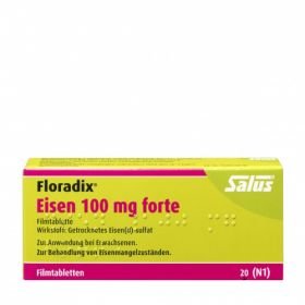Floradix Eisen 100mg forte, 20 ST – PZN 7798283 из Германии