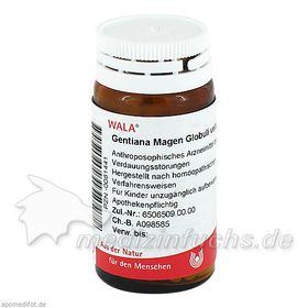 Gentiana Magen Globuli velati, 20 G – PZN 81441 из Германии