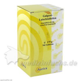 Galgant-Lutschtabletten Aurica, 700 ST – PZN 8509080 из Германии