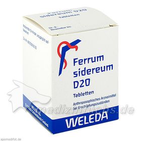Ferrum sidereum D20, 180 ST – PZN 8525021 из Германии