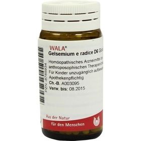 GELSEMIUM E RADICE D 6, 20 G – PZN 8785934 из Германии