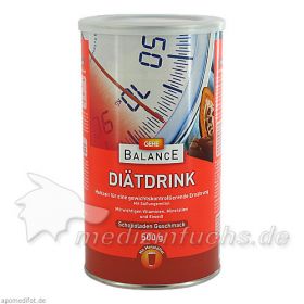 GEHE BALANCE Diätdrink Schoko, 500 G – PZN 9008569 из Германии