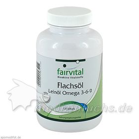 Flachsöl 1000mg, 120 ST – PZN 9190373 из Германии
