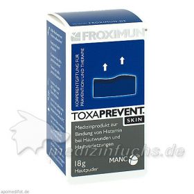 FROXIMUN TOXAPREVENT SKIN Hautpuder, 18 G – PZN 9200976 из Германии