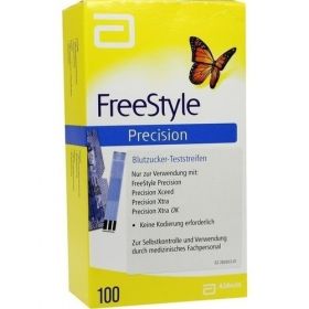FreeStyle Precision Blutzucker-Teststr.o.Codieren, 100 ST – PZN 9609783 из Германии
