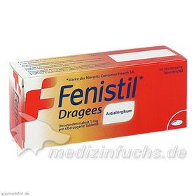 Fenistil ueberzogene Tabletten, 50 ST – PZN 9887743 из Германии