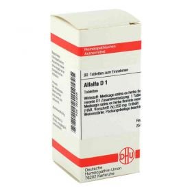 Alfalfa D 1 Tabletten (80 stk) – PZN 2624638 из Германии