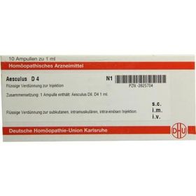 Aesculus D 4 Ampullen (10X1 ml) – PZN 2825704 из Германии
