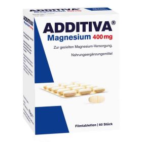 Additiva Magnesium 400 mg Filmtabletten (60 stk) – PZN 6139331 из Германии
