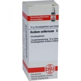 Acidum Sulfuricum C 6 Globuli (10 g) – PZN 7454081 из Германии