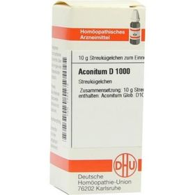 Aconitum D 1000 Globuli (10 g) – PZN 7454112 из Германии