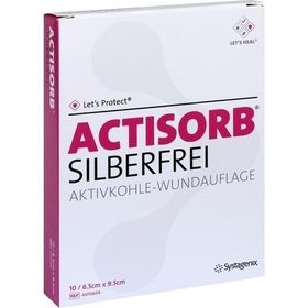 ACTISORB SILBERFREI 6.5x9.5 cm, 10 ST – PZN 10020340 из Германии