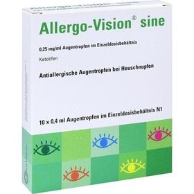 Allergo-Vision sine 0.25 mg/ml AT im Einzeldos.beh, 10X0.4 ML – PZN 10037702 из Германии