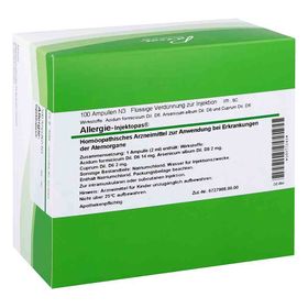 Allergie-injektopas Injektionslösung Ampullen (100X2 ml) – PZN 10933141 из Германии