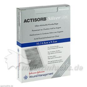 ACTISORB 220 Silver 9.5x6.5cm steril, 10 ST – PZN 1098768 из Германии