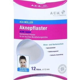 AKNEPFLASTER 1.2cm rund ACA Müller, 12 ST – PZN 10996880 из Германии