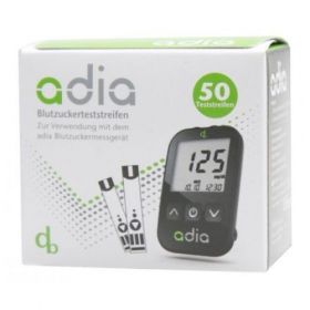 adia Blutzuckerteststreifen, 50 ST – PZN 11110447 из Германии