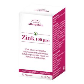 Allergosan Zink 100 pro Kapseln (60 stk) – PZN 11118029 из Германии