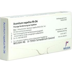 ACONITUM NAPELL RH D 6, 8X1 ML – PZN 1617091 из Германии