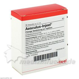 AESCULUS INJ, 10 ST – PZN 17561 из Германии