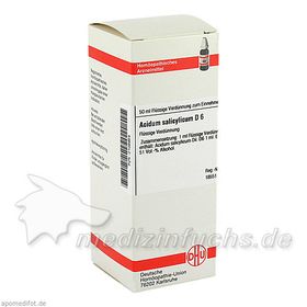 ACIDUM SALICYL D 6, 50 ML – PZN 2108954 из Германии