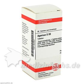 AGARICUS D30, 80 ST – PZN 2624561 из Германии