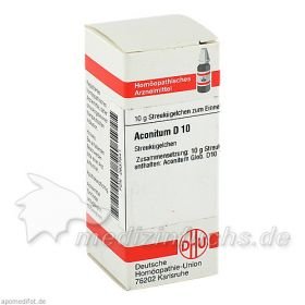 ACONITUM D10, 10 G – PZN 2637641 из Германии