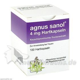 Agnus sanol, 100 ST – PZN 2763363 из Германии