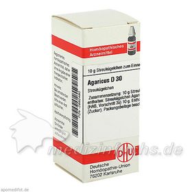 AGARICUS D30, 10 G – PZN 2892480 из Германии