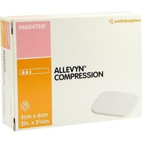 ALLEVYN COMPRESSION 5x6cm HYDROSELEKTIV WUNDAUFL., 10 ST – PZN 3126948 из Германии