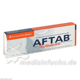 AFTAB Hafttabletten, 10 ST – PZN 3360928 из Германии