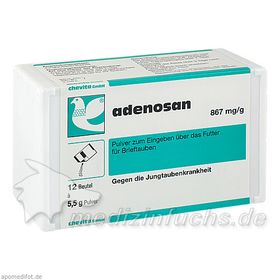 ADENOSAN Pulver f.Brieftauben, 12X5.5 G – PZN 3423362 из Германии