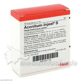 ACONITUM INJ S, 10 ST – PZN 3531175 из Германии
