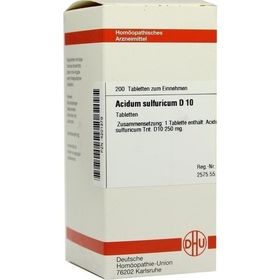 ACIDUM SULF D10, 200 ST – PZN 4201379 из Германии