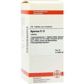 AGARICUS D12, 200 ST – PZN 4201965 из Германии