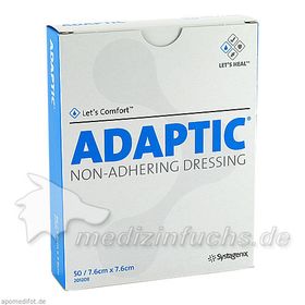 ADAPTIC 7.6X7.6 2012, 50 ST – PZN 4589188 из Германии