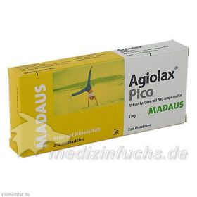 AGIOLAX PICO ABFUEHR PASTILLEN, 20 ST – PZN 4791889 из Германии