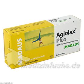AGIOLAX PICO ABFUEHR PASTILLEN, 40 ST – PZN 4791895 из Германии