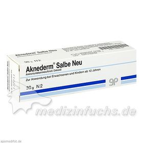 AKNEDERM SALBE NEU, 30 G – PZN 4889186 из Германии