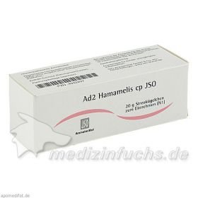 Ad2 Hamamelis cp JSO, 20 G – PZN 4942207 из Германии