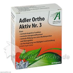 ADLER ORTHO AKTIV Kapseln Nr.3, 60 ST – PZN 6122112 из Германии