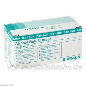 Alcohol Pads B.Braun, 100 ST – PZN 629703 из Германии