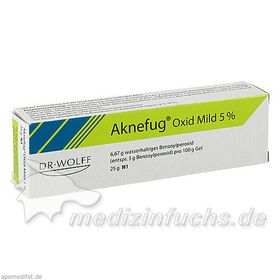 AKNEFUG-OXID MILD 5%, 25 G – PZN 6302363 из Германии