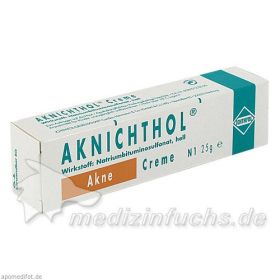 AKNICHTHOL CREME, 25 G – PZN 6331100 из Германии