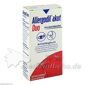 Allergodil akut Duo 4ml AT akut / 10ml NS akut, 1 ST – PZN 694793 из Германии
