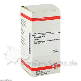 AESCULUS D12, 200 ST – PZN 7157621 из Германии