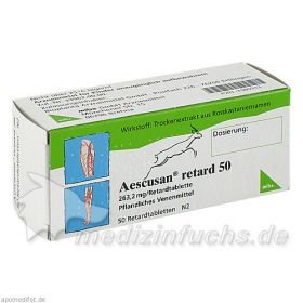 AESCUSAN retard 50 Retardtabletten, 50 ST – PZN 7380313 из Германии