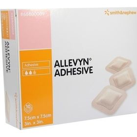 ALLEVYN Adhesive 7.5x7.5cm haftende Wundauflage, 10 ST – PZN 7388941 из Германии