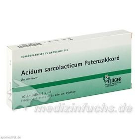 ACIDUM SARCOLACTICUM POTENZAKKORD Ampullen, 10X2 ML – PZN 7393304 из Германии