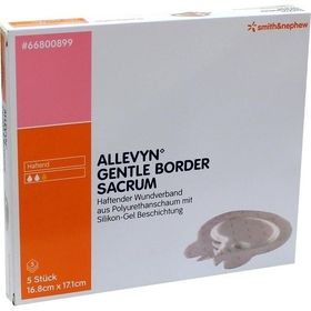Allevyn Gentle Border Sacrum 16.8x17.1 cm, 5 ST – PZN 7751910 из Германии